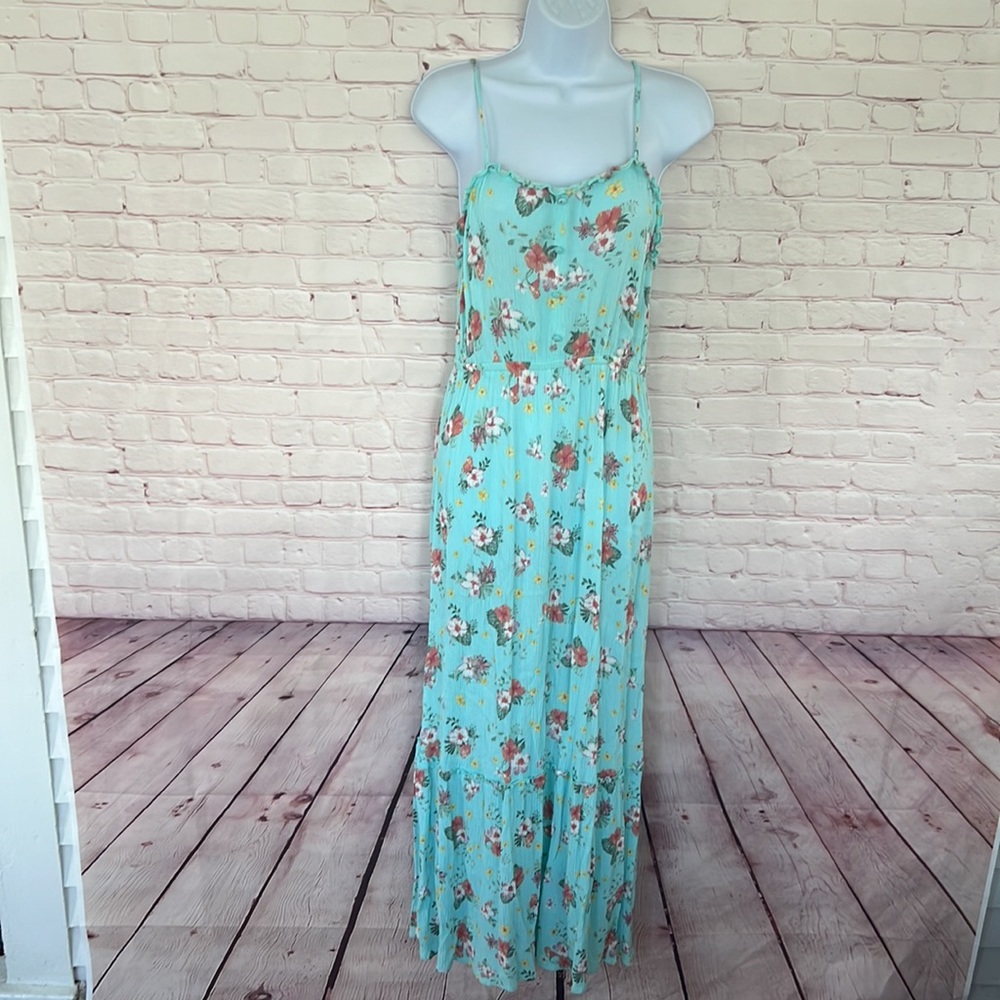 Gypsy & Jade floral sleeveless maxi dress size medium